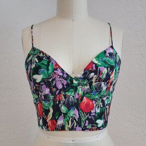 NWOT Only The Just Floral Smocked Strappy Top
